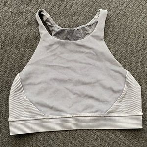 lululemon High Neck ribbed sports bra size 6